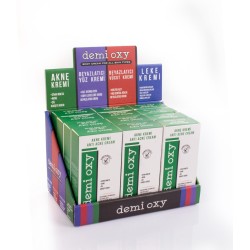 DEMIOXY AKNE KREMİ - 12 ADET STANDLI