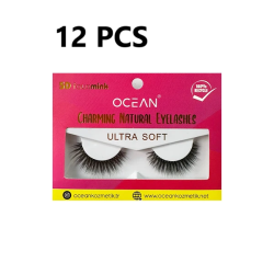 OCEAN Doğal Takma Kirpik 12 Lİ PAKET